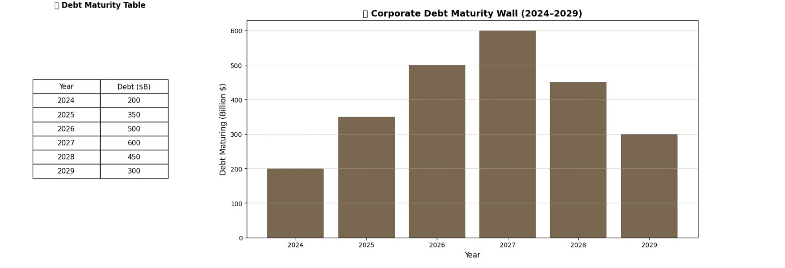 Debt Maturity Table